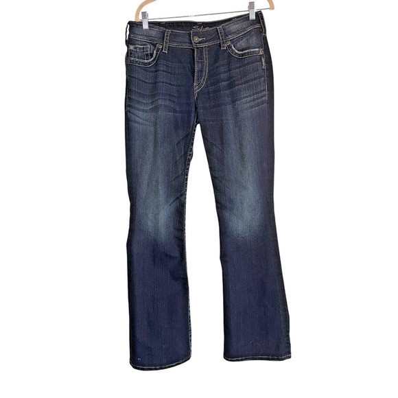Silver‎ Sz 31x32 Suki Surplus Jeans Western Bootcut Casual - Picture 1 of 12